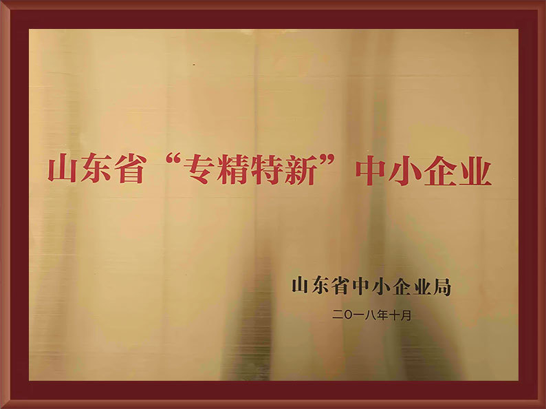 山(shān)東省“專精(jīng)特新(xīn)”中(zhōng)小(xiǎo)企業 山(shān)東省“專精(jīng)特新(xīn)”中(zhōng)小(xiǎo)企業
